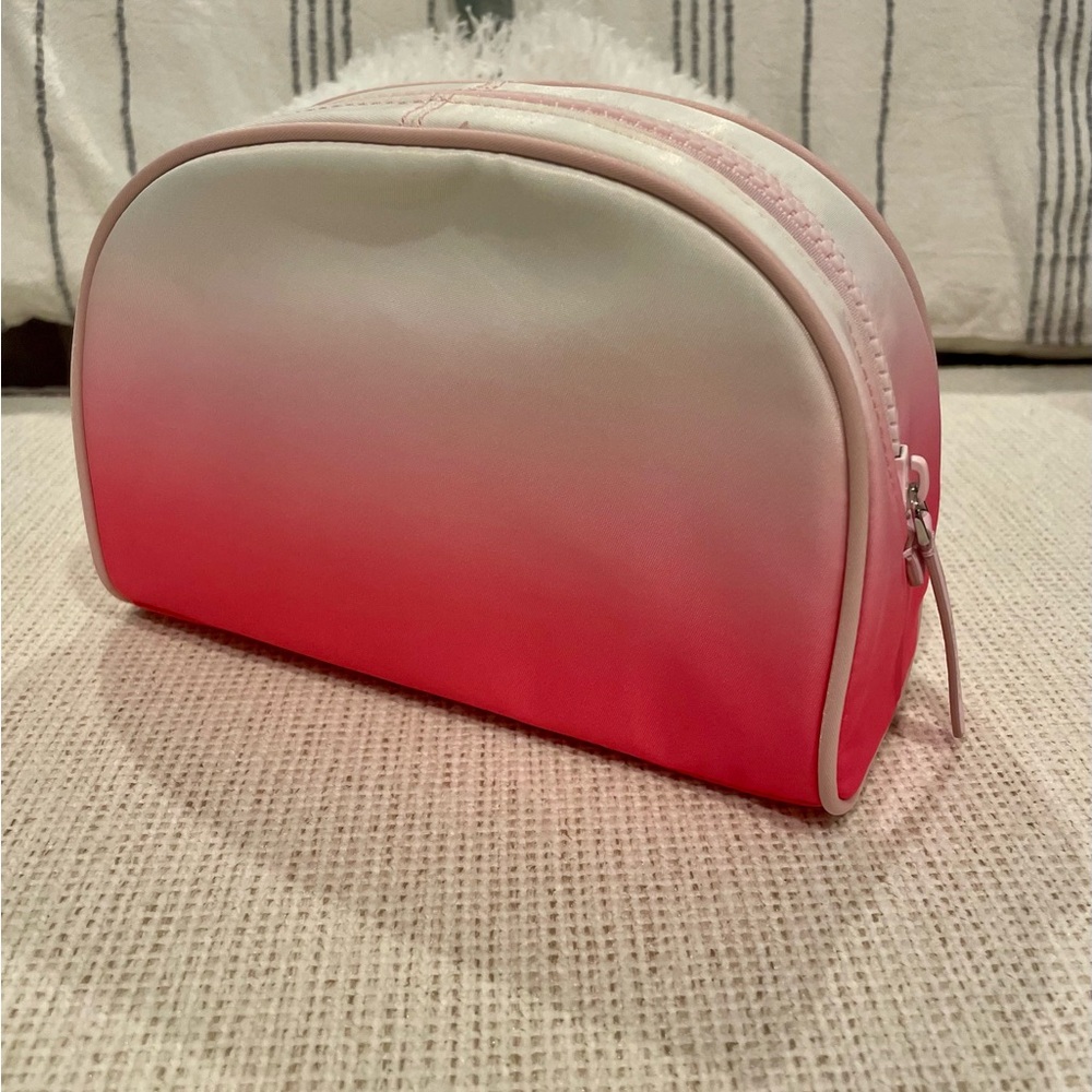 Kate Spade Pink Ombre Jae Degrade Medium Dome Cosmetic Case - Picture 3 of 5